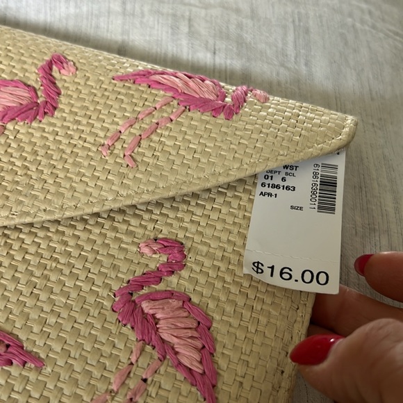 Cute flamingo clutch purse - Picture 3 of 3